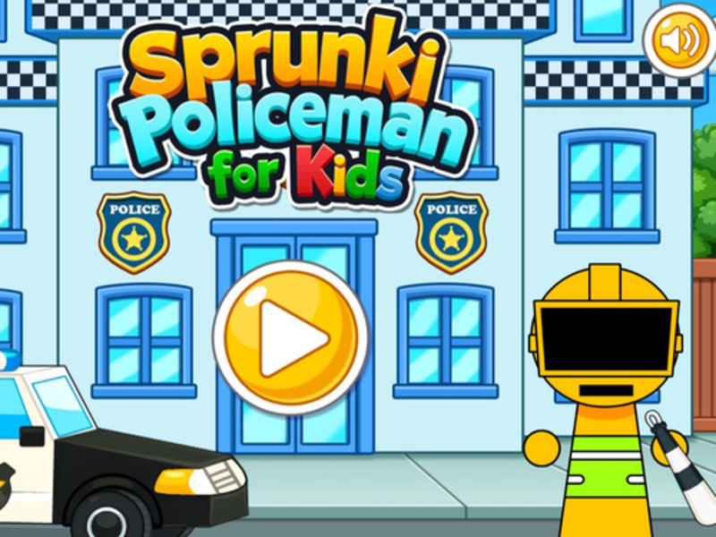 Permainan Polis Sprunki untuk kanak -kanak talian