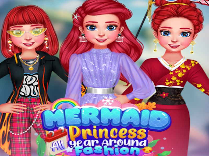 Permainan Mermaid Princess sepanjang tahun di sekitar fesyen talian