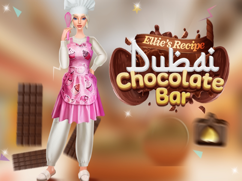 Permainan Resipi Ellie's Dubai Chocolate Bar talian