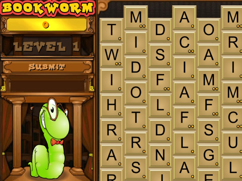 Permainan Bookworm talian