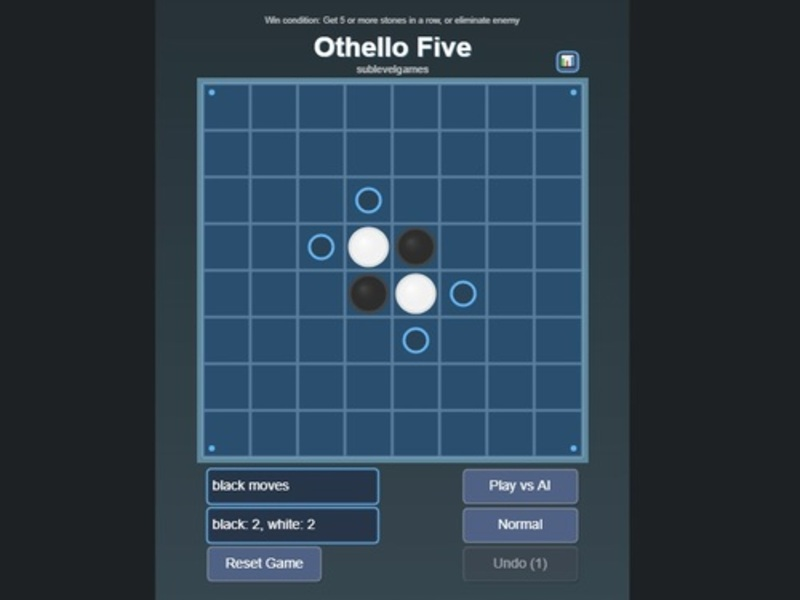 Permainan Othello lima talian