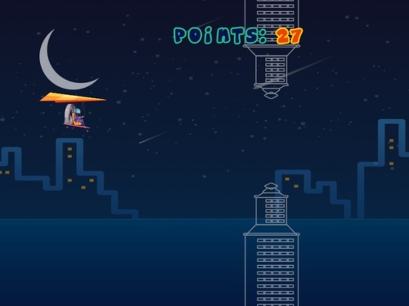Permainan Midnight Sky Runner talian