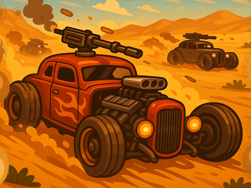 Permainan Bintang Arena Hot Rods talian