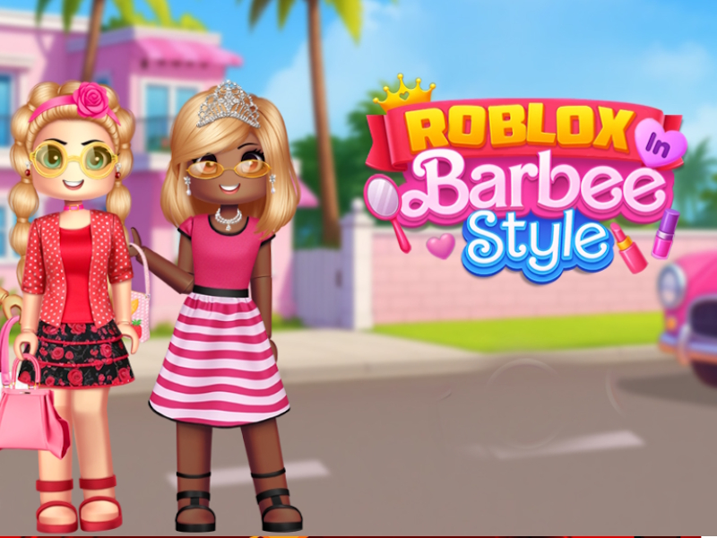 Permainan Roblox dalam gaya barbie talian