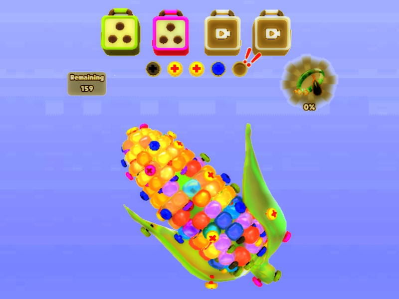 Permainan Teka -teki semacam skru: pin jem 3D talian