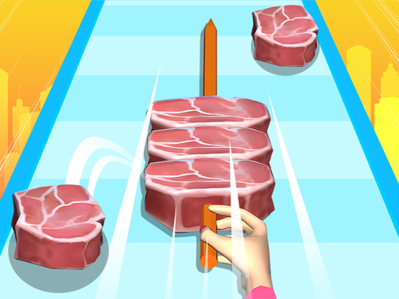 Permainan BBQ Stack Run talian