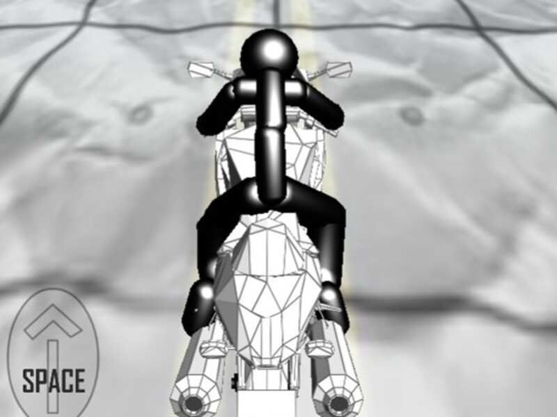 Permainan Perlumbaan motosikal zombie stickman talian