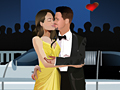 Permainan Angelina dan Brad mencium  talian