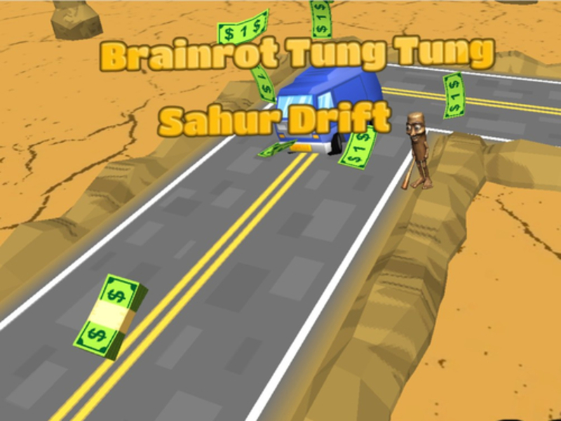 Permainan Brainrot Tung Tung Sahur Drift talian