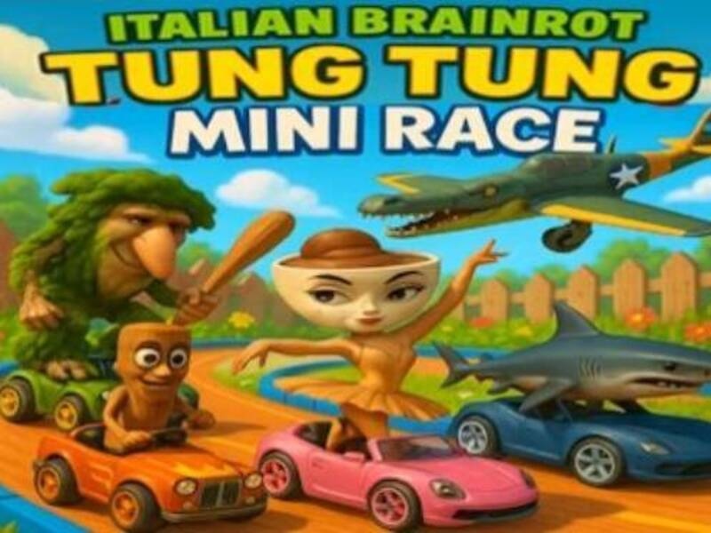 Permainan Brainrot Itali Tung Tung Mini Race talian