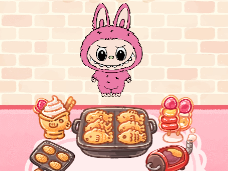 Permainan Labubu Doll Mukbang ASMR tidak disekat talian