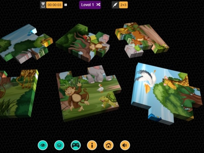 Permainan Teka-teki Jigsaw 3D talian