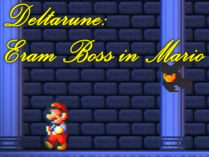 Permainan Deltarune: Eram Boss di Mario talian