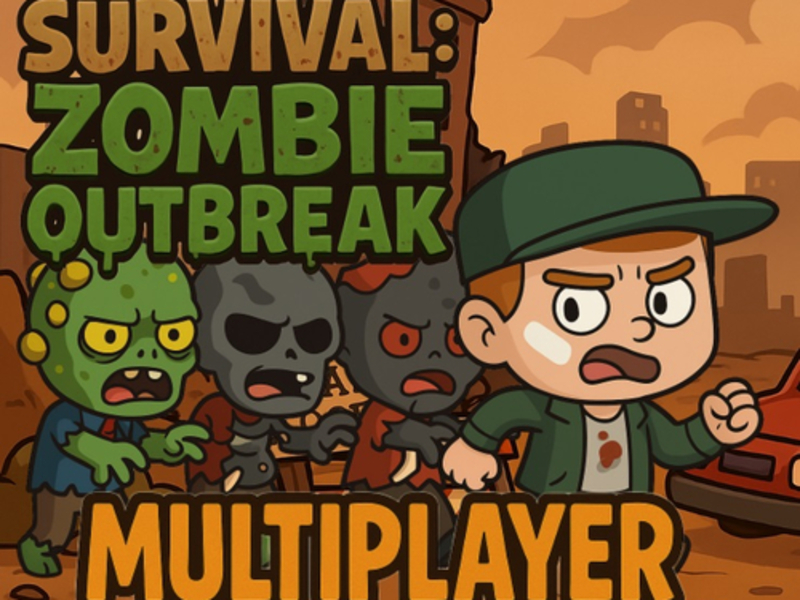 Permainan Multiplayer wabak zombie survival talian