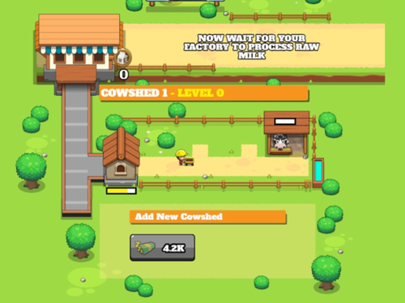 Permainan Tycoon ladang tenusu terbiar talian