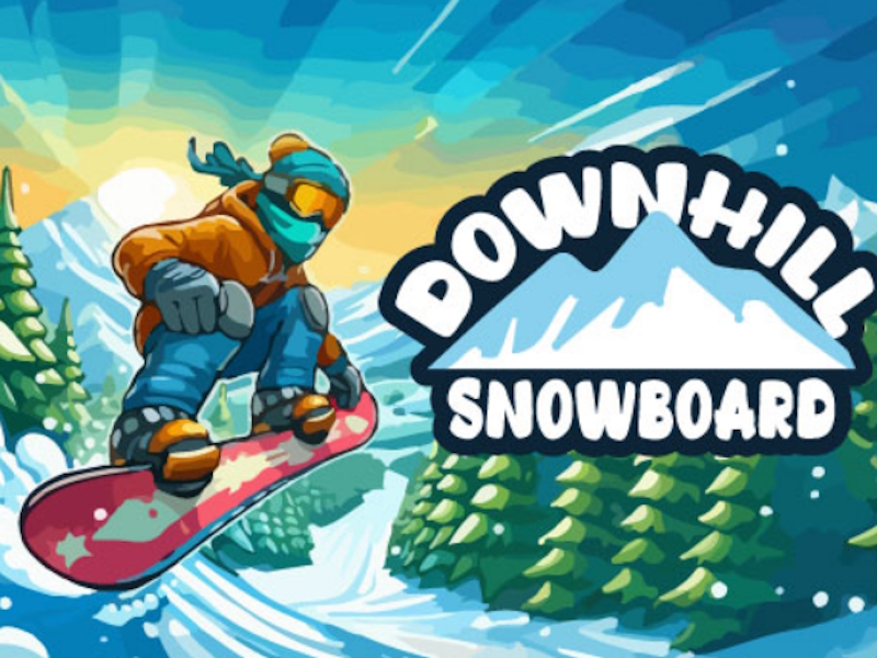 Permainan Snowboard menuruni bukit talian