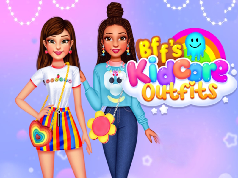 Permainan BFFS Kidcore Pakaian talian