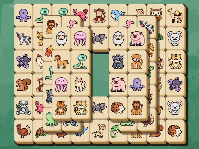 Permainan Critter Mahjong Solitaire talian