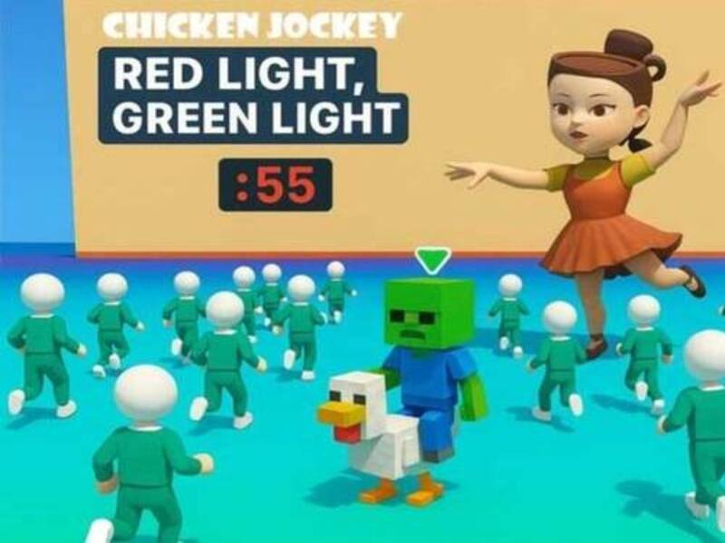 Permainan Joki Ayam: Cahaya Hijau Cahaya Merah talian