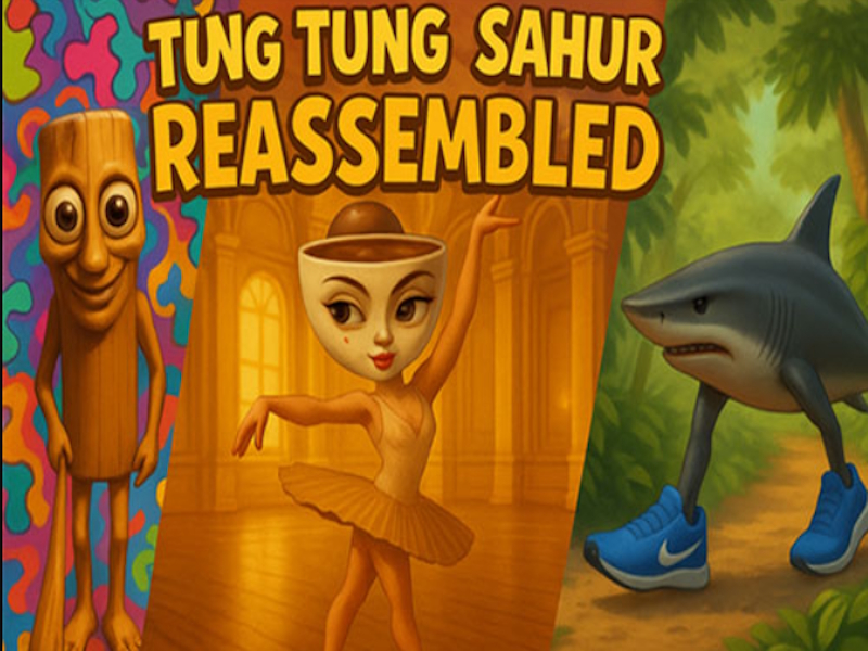 Permainan Tung Tung Sahur disusun semula talian