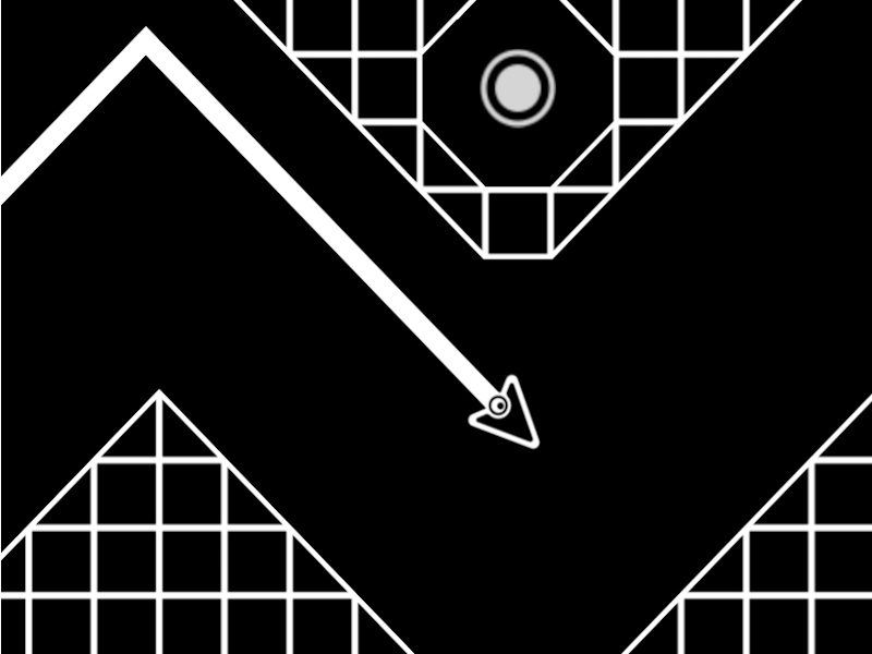 Permainan Geometry Arrow 2 talian