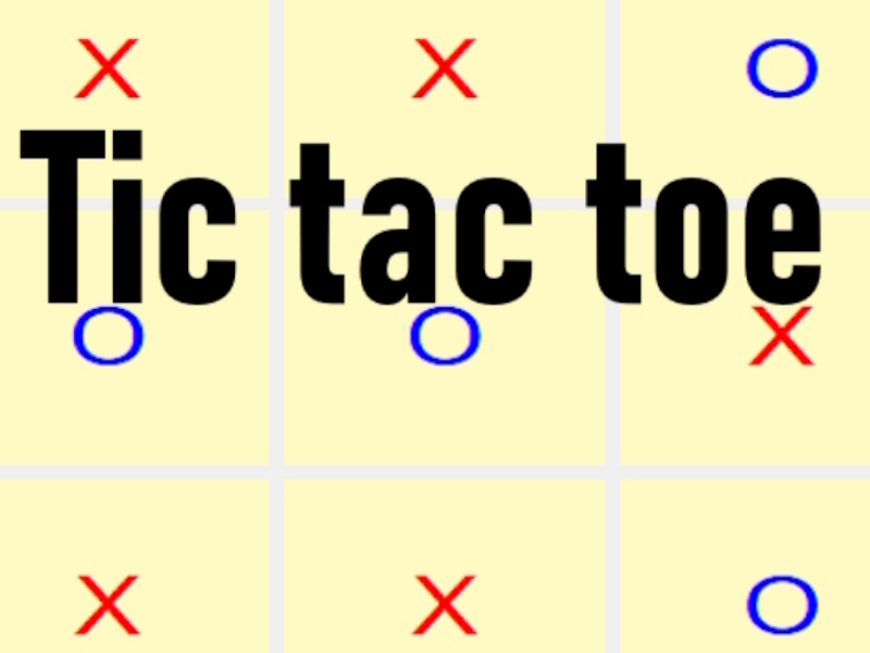 Permainan Tic tac toe talian