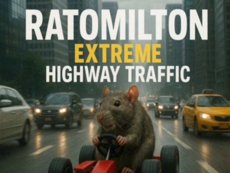 Permainan Trafik lebuh raya yang melampau Ratomilton talian