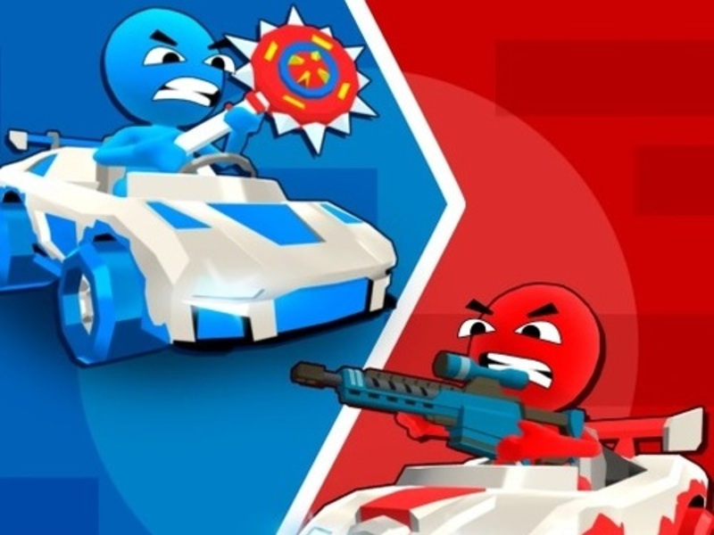 Permainan Stickman Battle 1-4 pemain talian