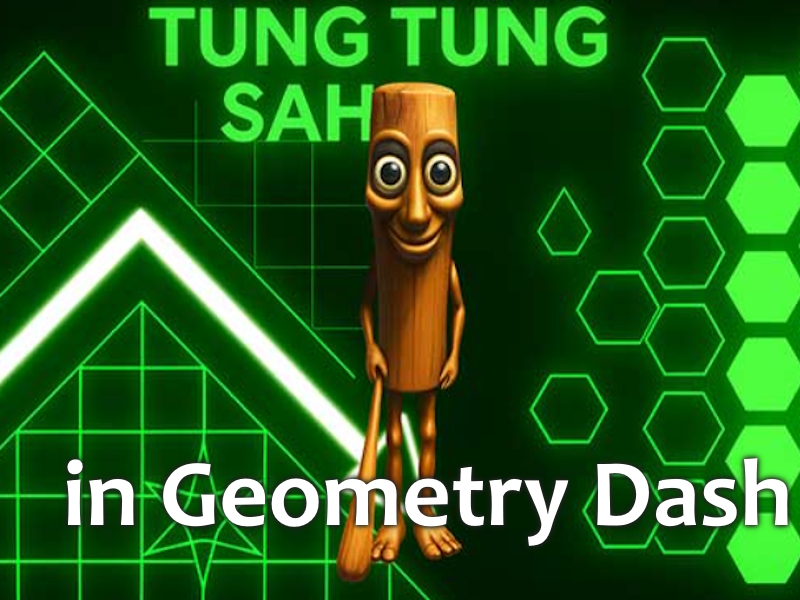 Permainan Tung Tung Sahur dalam Geometry Dash talian